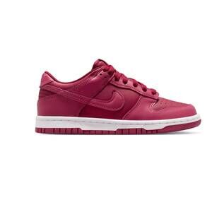 NEW NIKE kid's dunk low team shoes in red